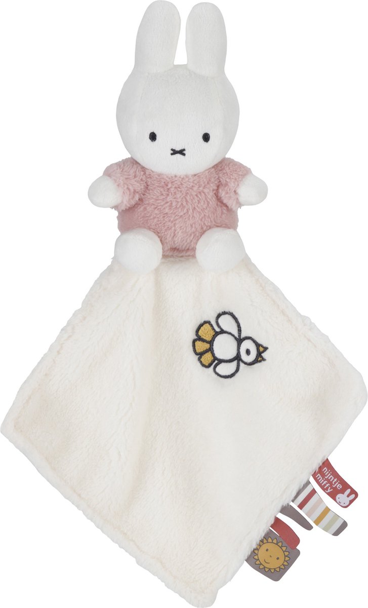 Tiamo Nijntje Knuffeldoekje Fluffy Roze