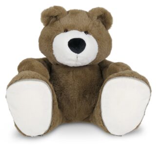 Sole Mates, Beer Vic bruin 45cm met verwisselbare zooltjes voor Naam & Geboortedatum